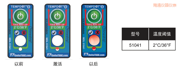 南通溫度指示標(biāo)簽 累計下降溫度的標(biāo)簽